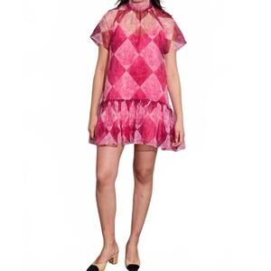 NEW ALDEN ADAIR willa dress in toile